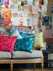 Clarissa Hulse Green Rue Cushion - Image 3 of 6