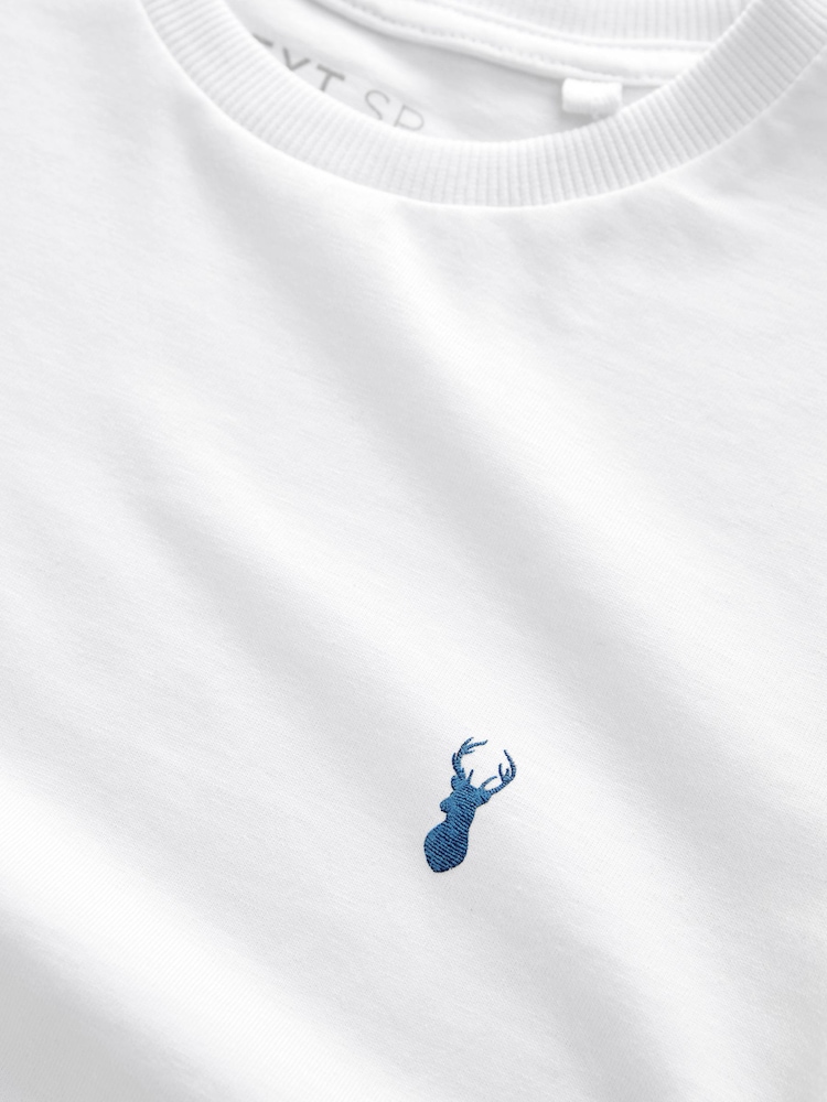 White Stag Short Sleeve 100% Cotton T-Shirt - Image 3 of 3