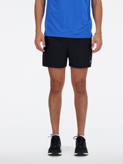 New Balance Black 5 Inch Shorts - Image 1 of 4