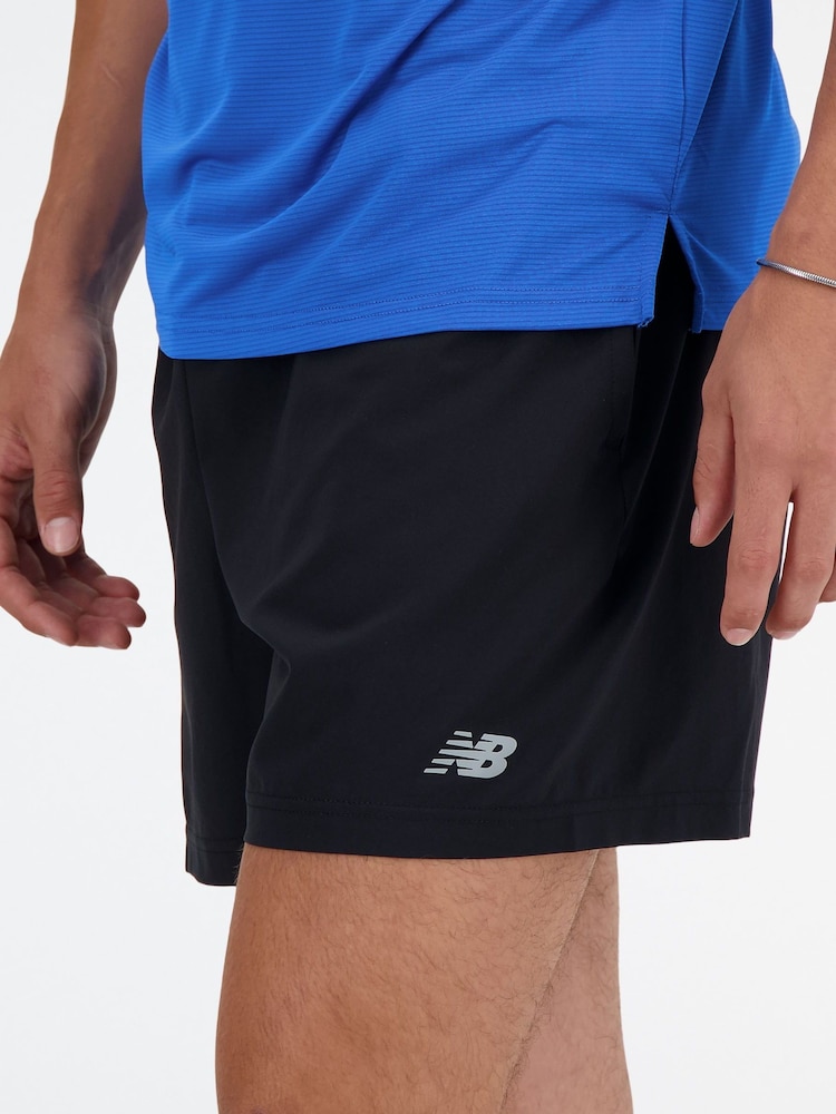 New Balance Black 5 Inch Shorts - Image 4 of 4