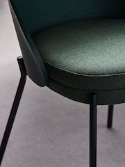 MADE.COM Set of 2 Green Talia Dining Chairs - Image 3 of 5