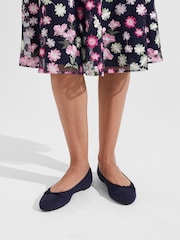 Hobbs Blue Flo Ballerinas - Image 3 of 3