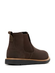 Braun - Hush Puppies Jenson Chelsea-Stiefel - Bild 3 von 4