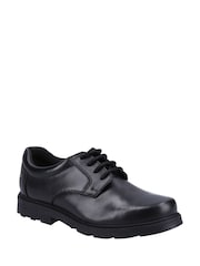 Hush Puppies Oliver Senior Black Shoes - Image 3 of 4