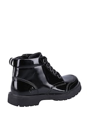 Hush Puppies Jolie Patent SNR Chelsea Black Boots - Image 3 of 4
