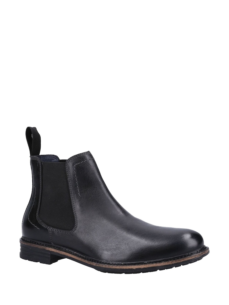 Schwarz - Hush Puppies Justin Chelsea Stiefel - Bild 2 von 4