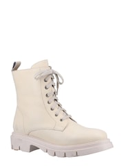 Hush Puppies Rhea Black Lace Boots - Image 2 of 4