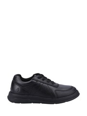 Hush Puppies Robert JNR Bkack Shoes - Image 1 of 4