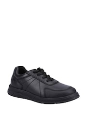 Hush Puppies Robert SNR Black Shoes - Image 2 of 4