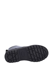 Hush Puppies Jolie Patent JNR Chelsea Black Boots - Image 4 of 4