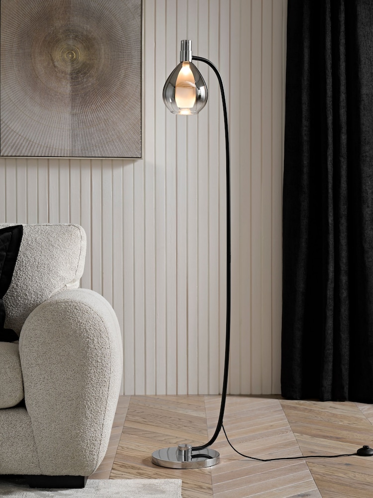 Black Carson Floor Lamp - Image 1 of 6