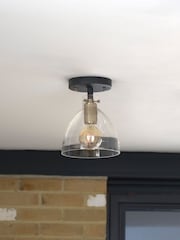 Black Houston Flush Fitting Ceiling Light - Image 2 of 5