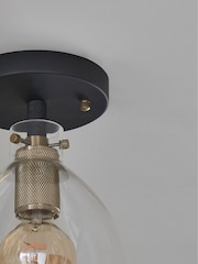 Black Houston Flush Fitting Ceiling Light - Image 4 of 5