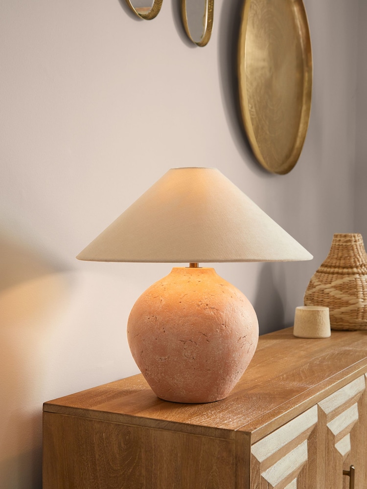Terracotta Lynton Small Table Lamp - Image 1 of 6