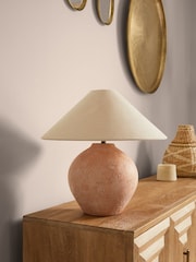 Terracotta Lynton Small Table Lamp - Image 2 of 6