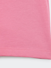 adidas Originals Pink 100% Cotton Trefoil T-Shirt - Image 4 of 5