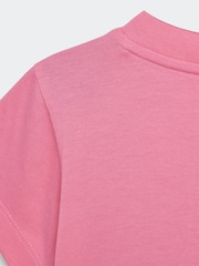 adidas Originals Pink 100% Cotton Trefoil T-Shirt - Image 5 of 5