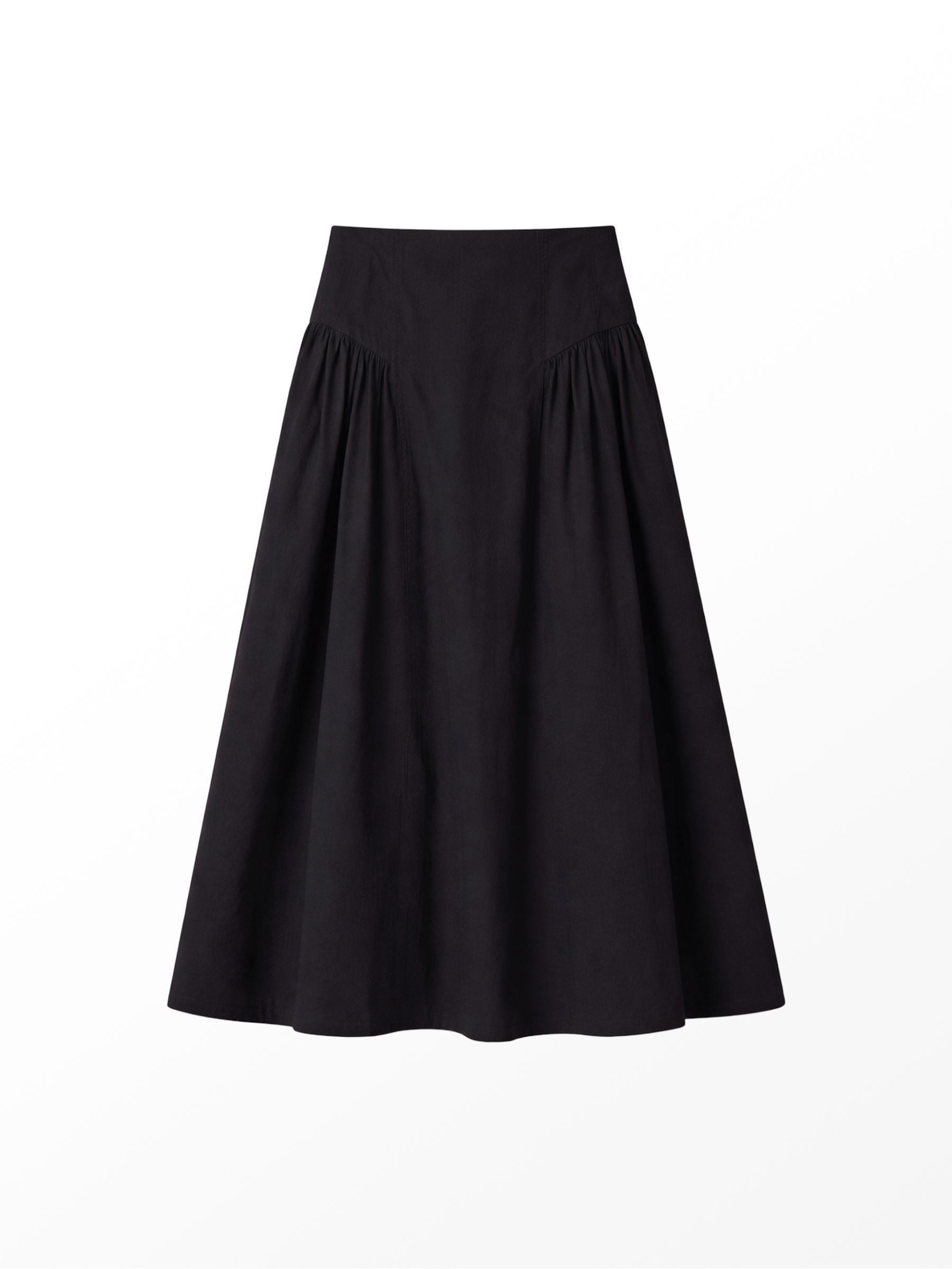 Buy Ro&Zo Black Cotton Gathered Skirt from the Next UK online shop