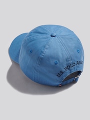 Синий - U.S. Polo Assn. Выбеленная повседневная кепка Outline DHM - Изображение 4 6