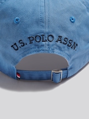 Синий - U.S. Polo Assn. Выбеленная повседневная кепка Outline DHM - Изображение 5 6