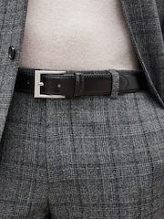 Black Faux Leather Belt - Image 1 of 4
