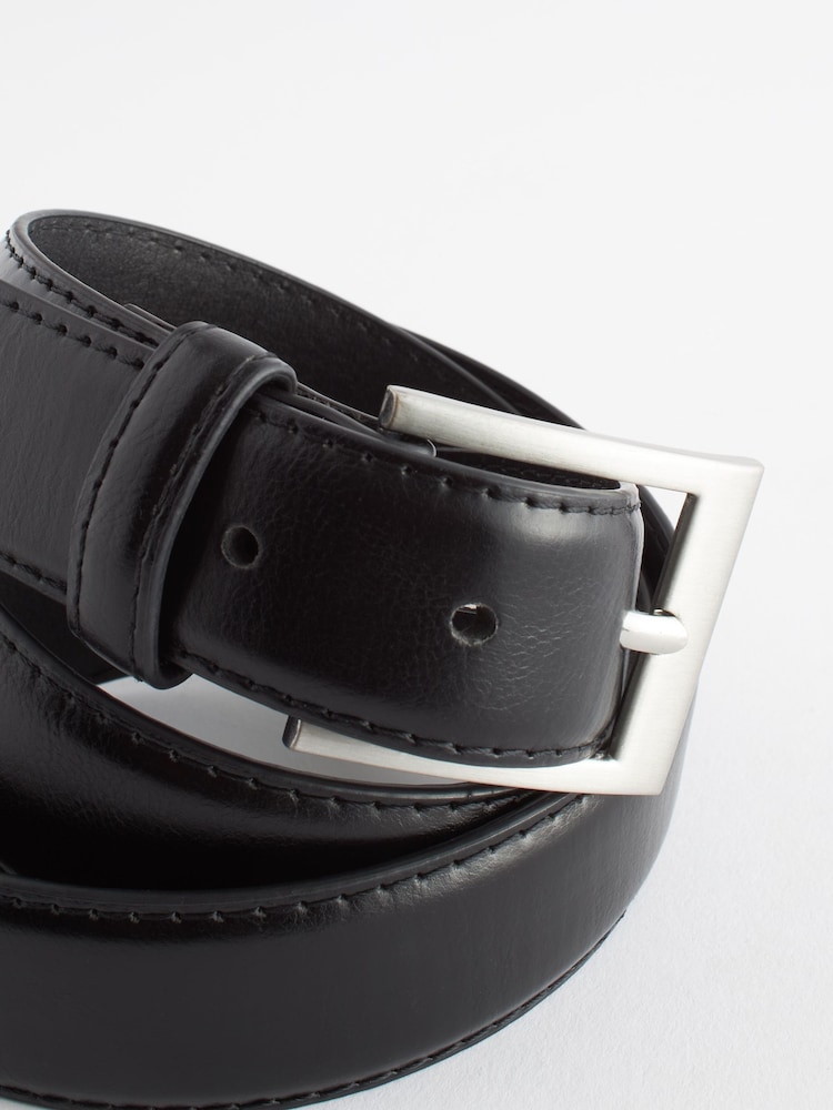 Noir - Ceinture en similicuir - Image 3 of 4