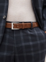 Tan Brown Faux Leather Belt - Image 1 of 3
