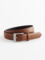 Tan Brown Faux Leather Belt - Image 2 of 3