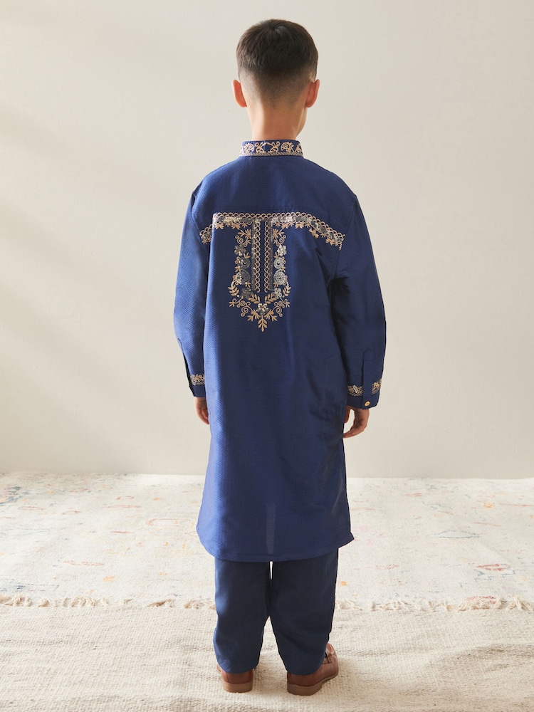 Bleu marine - EID Kurta (3mths-16yrs) - Image 5 of 10