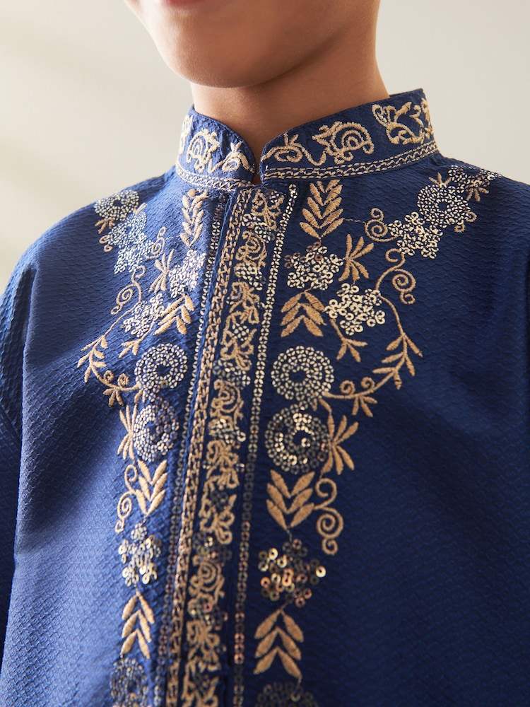 Bleu marine - EID Kurta (3mths-16yrs) - Image 6 of 10