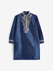 Navy Blue EID Kurta (3mths-16yrs) - Image 8 of 10