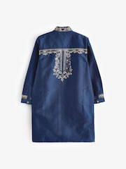Navy Blue EID Kurta (3mths-16yrs) - Image 9 of 10