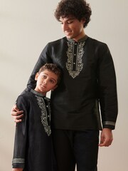 Black Kurta Trousers (3mths-16yrs) - Image 3 of 4
