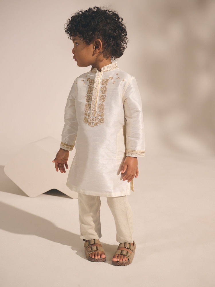 Ivory EID Kurta (3mths-16yrs) - Image 1 of 15 Ivory EID Kurta (3mths-16yrs) - Image 1 of 15