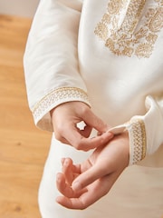 Ivory EID Kurta (3mths-16yrs) - Image 11 of 15