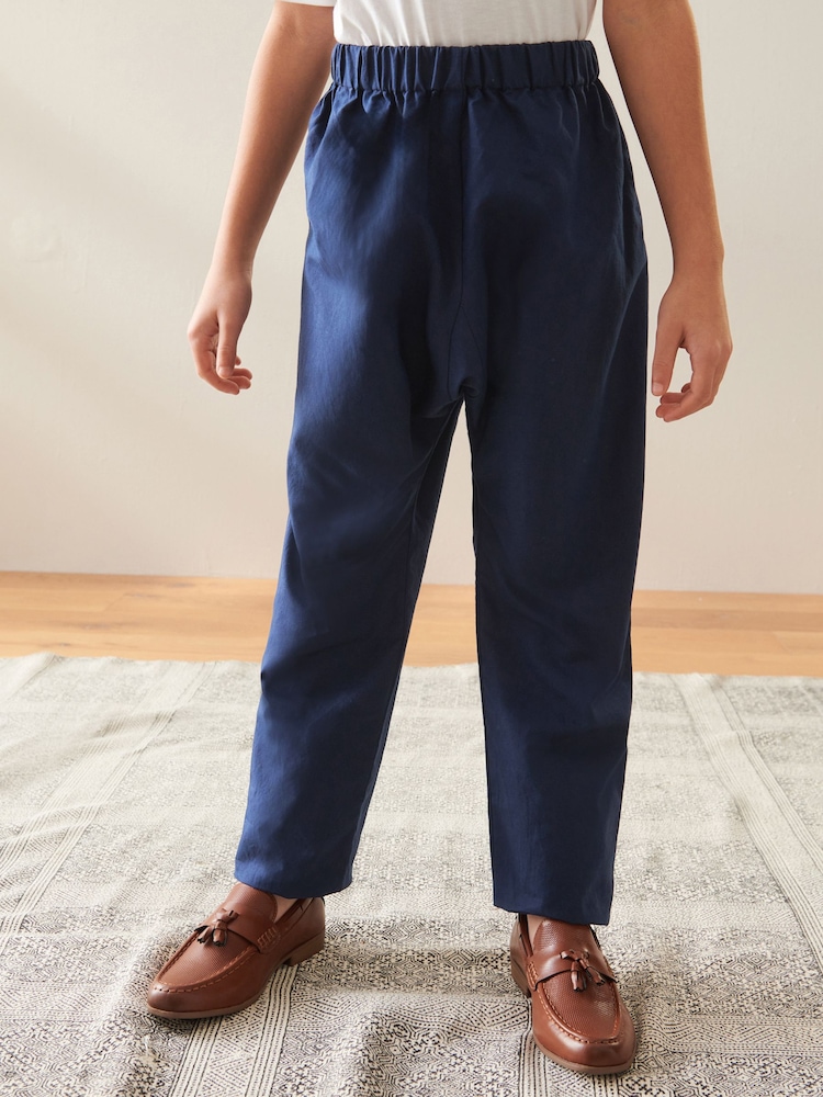 Navy Blue Kurta Trousers (3mths-16yrs) - Image 1 of 1