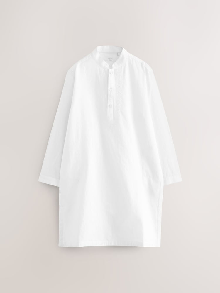 White Kurta (3mths-16yrs) - Image 1 of 3