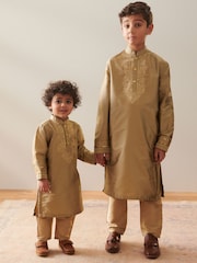 Gold EID Kurta (3mths-16yrs) - Image 1 of 10