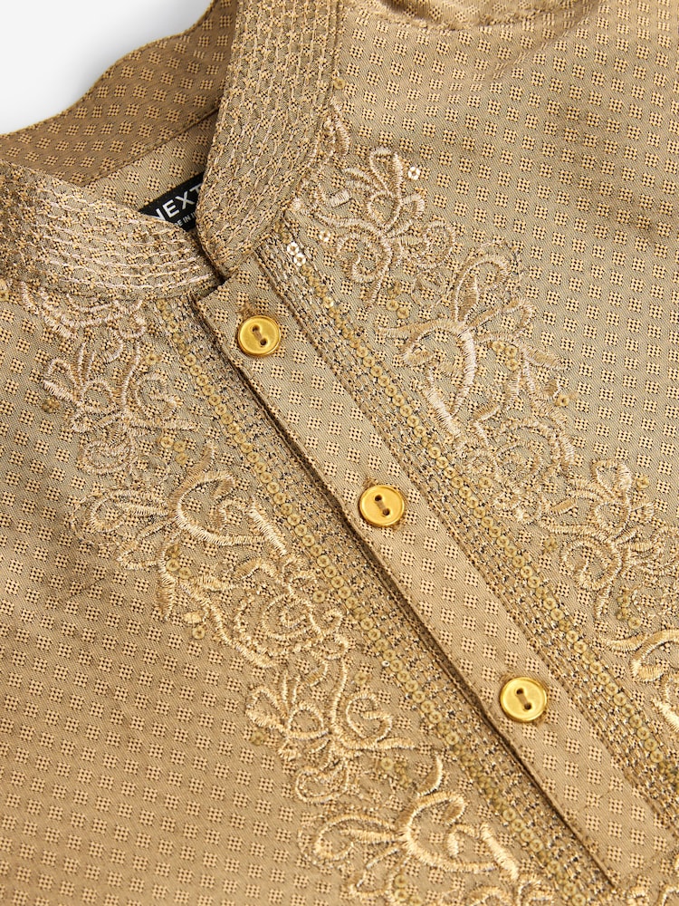 Gold EID Kurta (3mths-16yrs) - Image 10 of 10