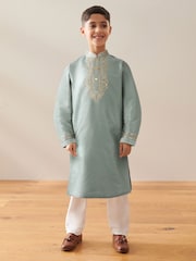 Turqouise Blue EID Kurta (3mths-16yrs) - Image 3 of 8