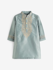 Turqouise Blue EID Kurta (3mths-16yrs) - Image 6 of 8