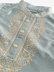Turqouise Blue EID Kurta (3mths-16yrs) - Image 8 of 8