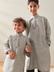 Grey Kurta (3mths-16yrs) - Image 3 of 9