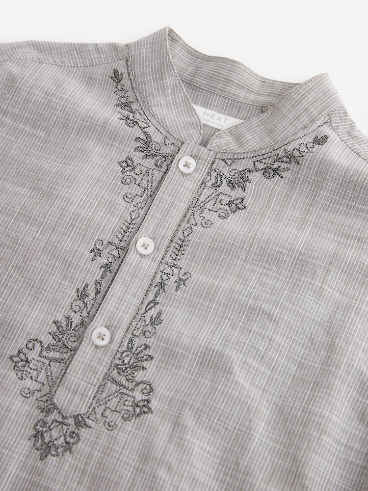Grey Kurta (3mths-16yrs) - Image 9 of 9
