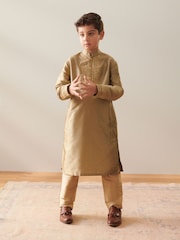 Gold Kurta Trousers (3mths-16yrs) - Image 3 of 5