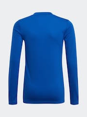 adidas Bright Blue Team Base T-Shirt - Image 2 of 5