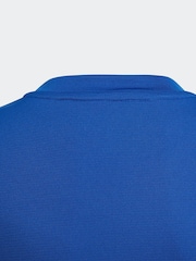 adidas Bright Blue Team Base T-Shirt - Image 4 of 5