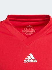 adidas Red Team Base T-Shirt - Image 3 of 5