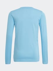 adidas Light Blue Team Base T-Shirt - Image 2 of 5