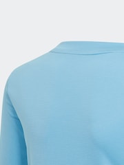 adidas Light Blue Team Base T-Shirt - Image 4 of 5